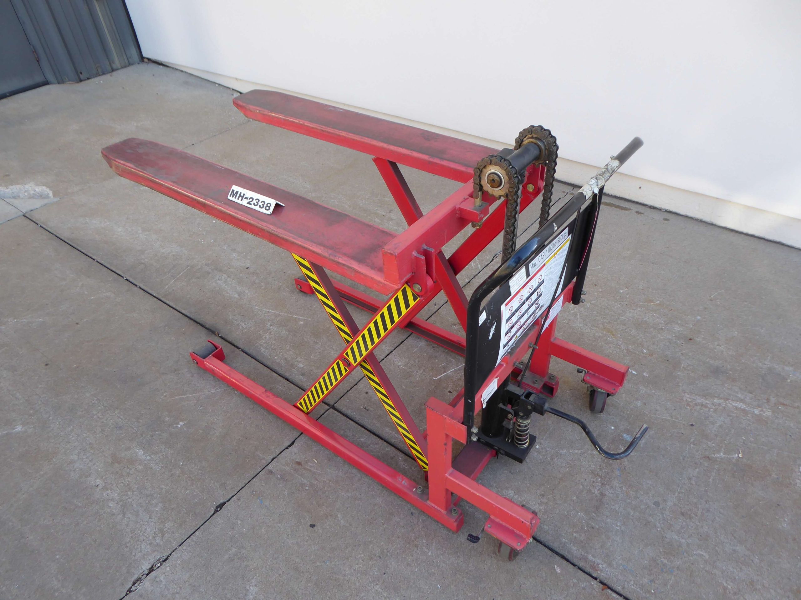 Dayton Manual High Lift Pallet Jack MH2338C Lanco Corporation Used