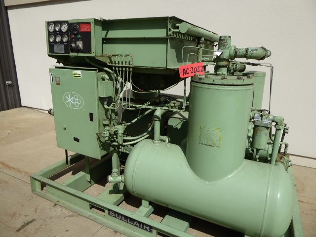 Used - Sullair 100 HP 20-100LH Air Compressor-Air Compressors