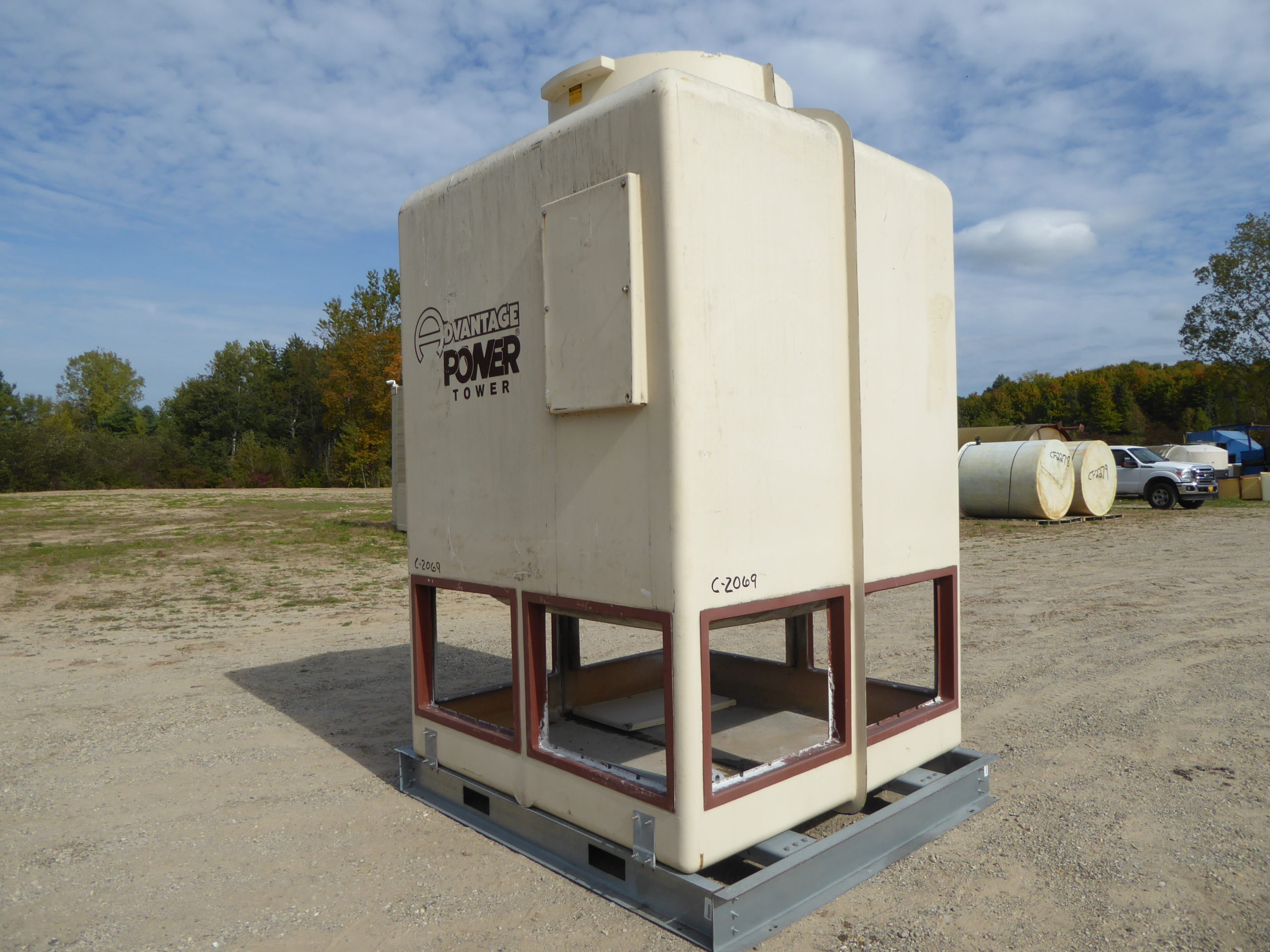 Used Chilling / Cooling Tower - Advantage 105 Ton Media WaterCooling Tower C2069-Chilling & Cooling Towers