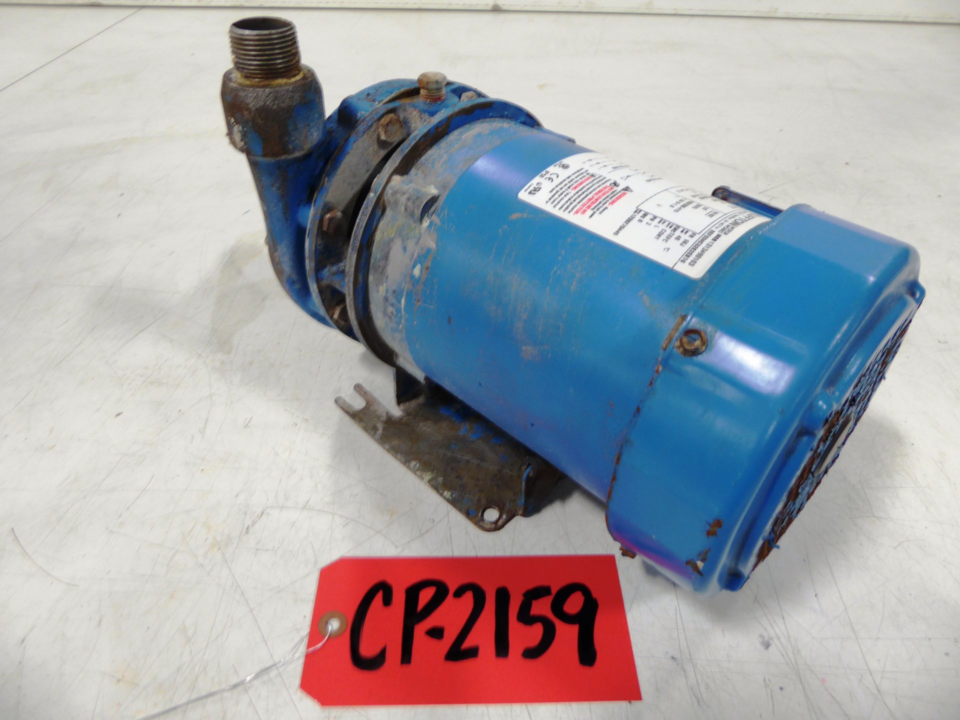 Used Centrifugal Pump - Goulds .5 HP 1.25" Inlet 1" Outlet Centrifugal Pump-Pumps - Centrifugal