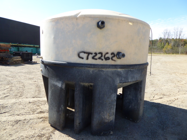 Used Cylindrical Tank - 1650 Gallon Poly Round Tank-Tanks-Cylindrical
