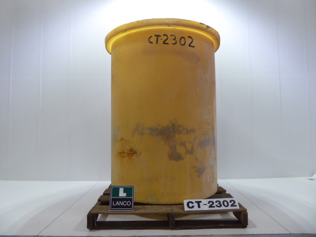 Used Cylindrical Tank - 211 Gallon Poly Round Tank CT2302-Tanks-Cylindrical