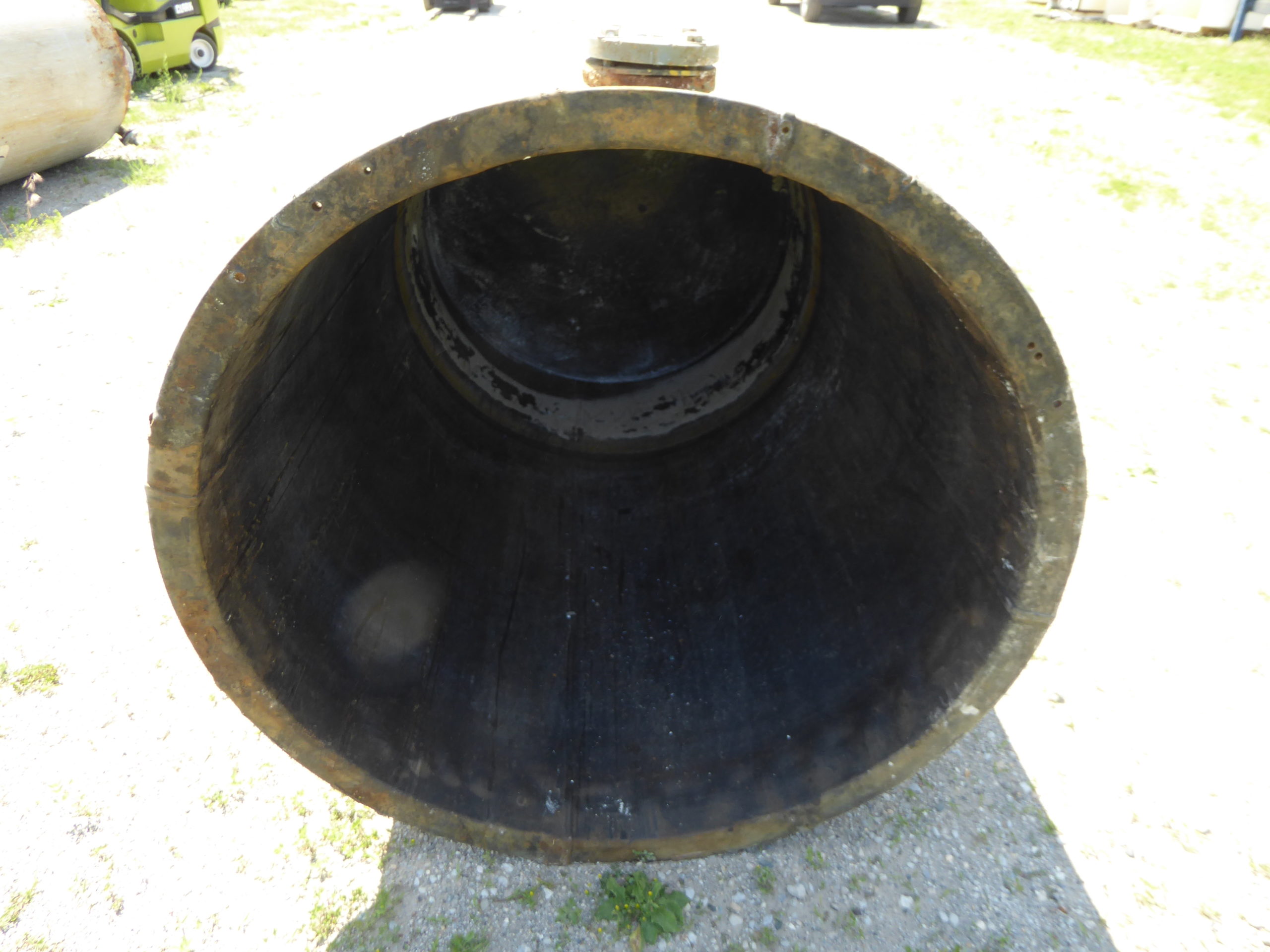 Used Cylindrical Tank - 300 Gallon Steel Cylindrical Tank CT2308-Tanks-Cylindrical