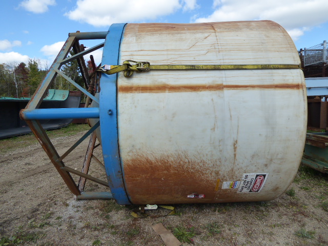 Used Cylindrical Tank - 2400 Gallon Poly Round Tank CT2313-Tanks-Cylindrical