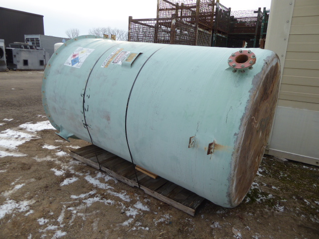 Used Cylindrical Tank - 2000 Gallon Fiberglass Round Tank CT2317-Tanks-Cylindrical