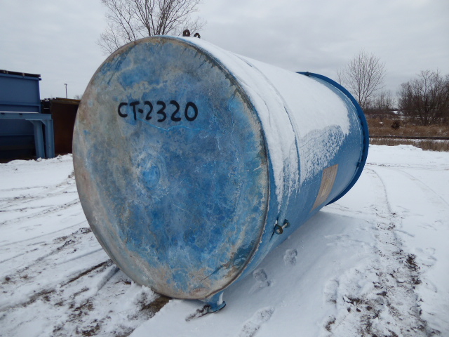 Used Cylindrical Tank - 3126 Gallon Fiberglass Cylindrical Tank CT2320-Tanks-Cylindrical