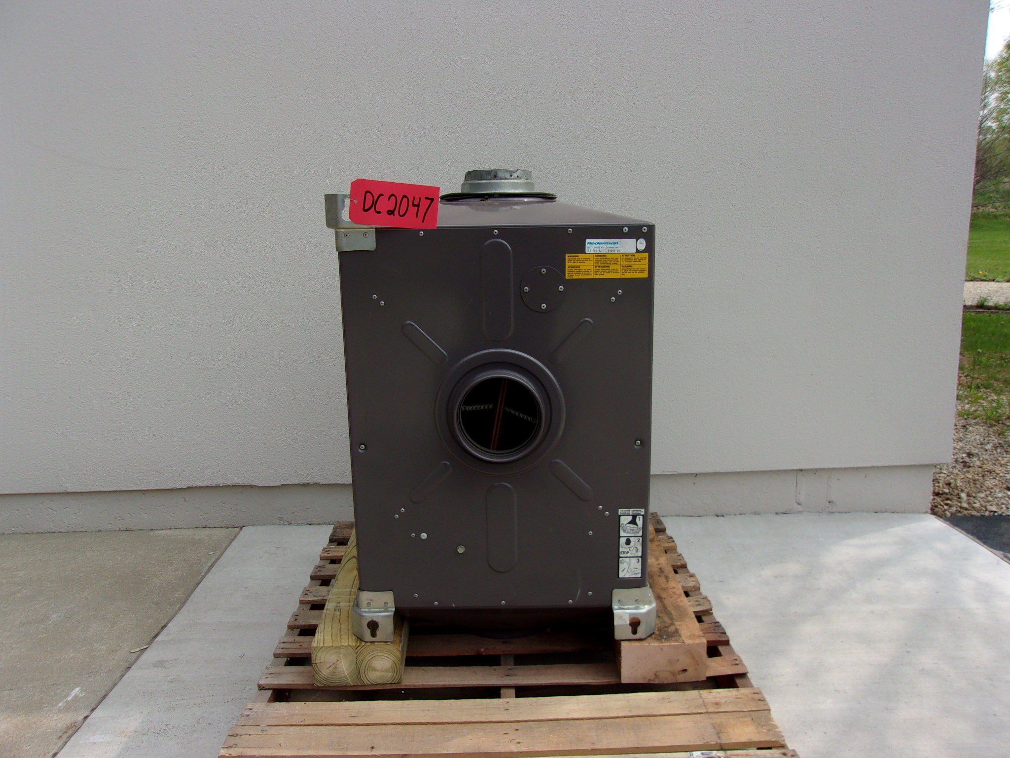 Used Dust Collector - Neder,an 600 CFM Model 600163 Filter Box/Dust Collector-Dust Collectors
