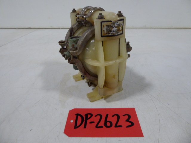 Used Diaphgram Pump - Wilden Poly .5" Inlet .5" Outlet Diaphragm Pump DP2623-Pumps - Diaphragm