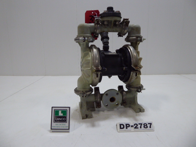 Used Diaphgram Pump - Sandpiper Poly 1" Inlet 1" Outlet Diaphragm Pump DP2787-Pumps - Diaphragm