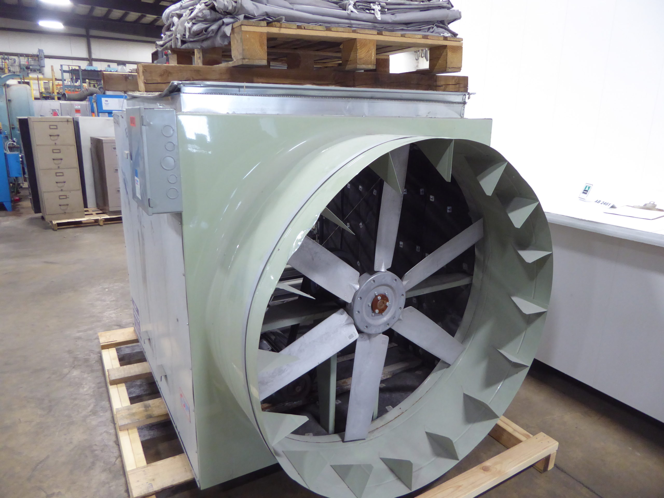 Used Exhaust Blower - Energy Jet 25000 CFM 7.5 HP Makeup Air Fan EB2277-Blowers - Exhaust