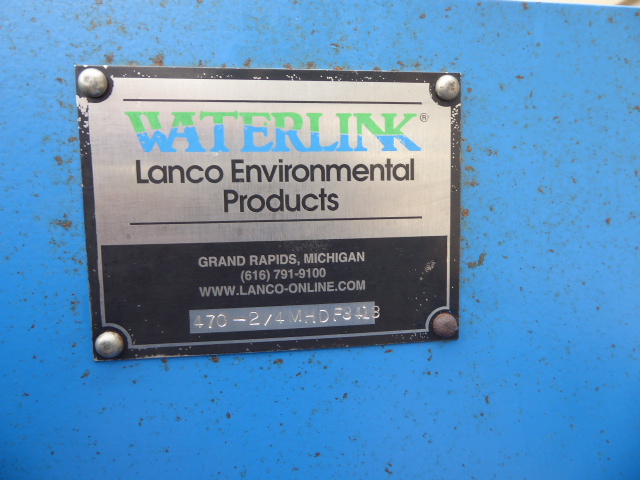 Used Filter Press - Waterlink 2 Cu Ft Exp to 4 Air Over Hydraulic Filter Press FP2338-Filter Presses