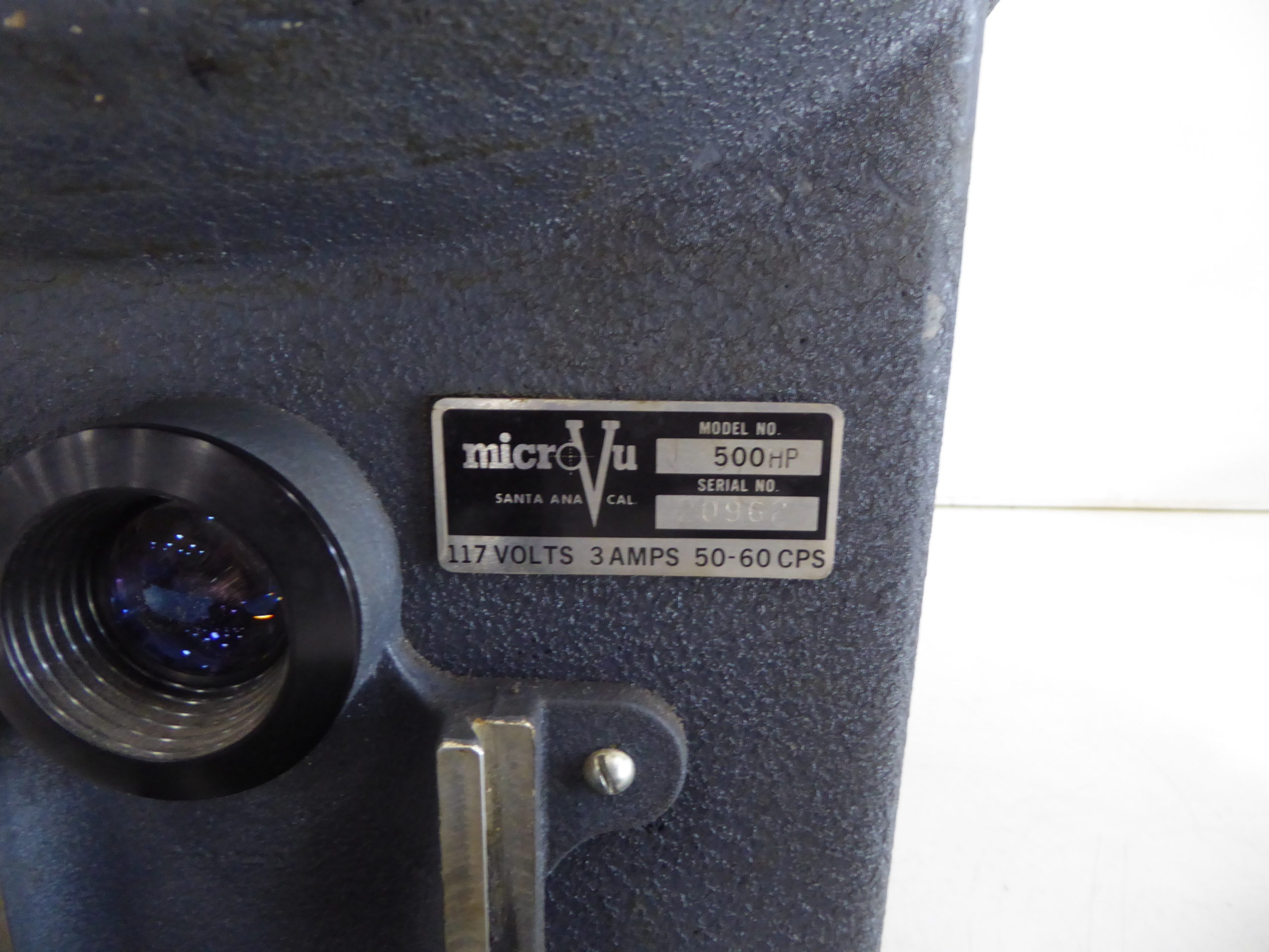 Used - Micro V4 Optical Comparator w/ 12" Dia. Screen M2486-Misc. Equipment