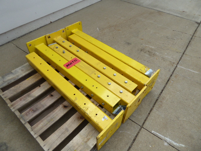 Used - Uline Double Rail Post One lot of 6 pcs MH2197C-Material Handling