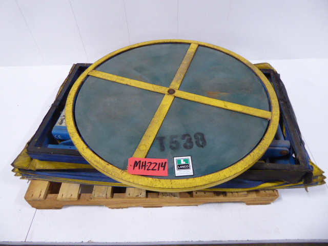Used - Bishamon Self Leveling Pallet Carousel Positioner MH2214-Material Handling