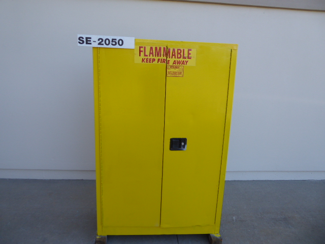 Used Safety Equipment - A&A Sheet Metal 45 Gallon Flammable Storage Cabinet SE2050-Safety Equipment