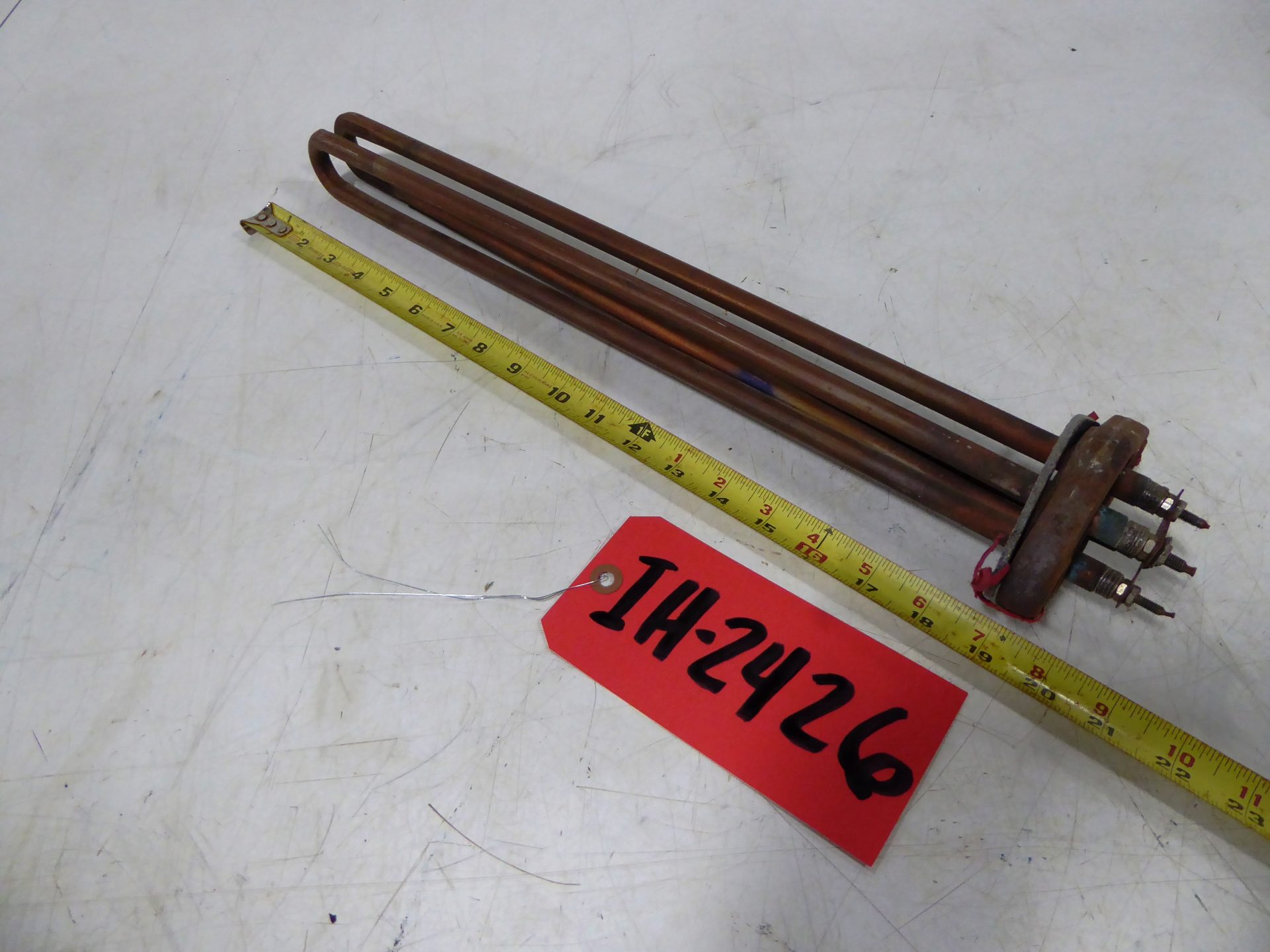 Used Immersion Heater - EL Wiegand Copper Immersion Heater-Immersion Heater