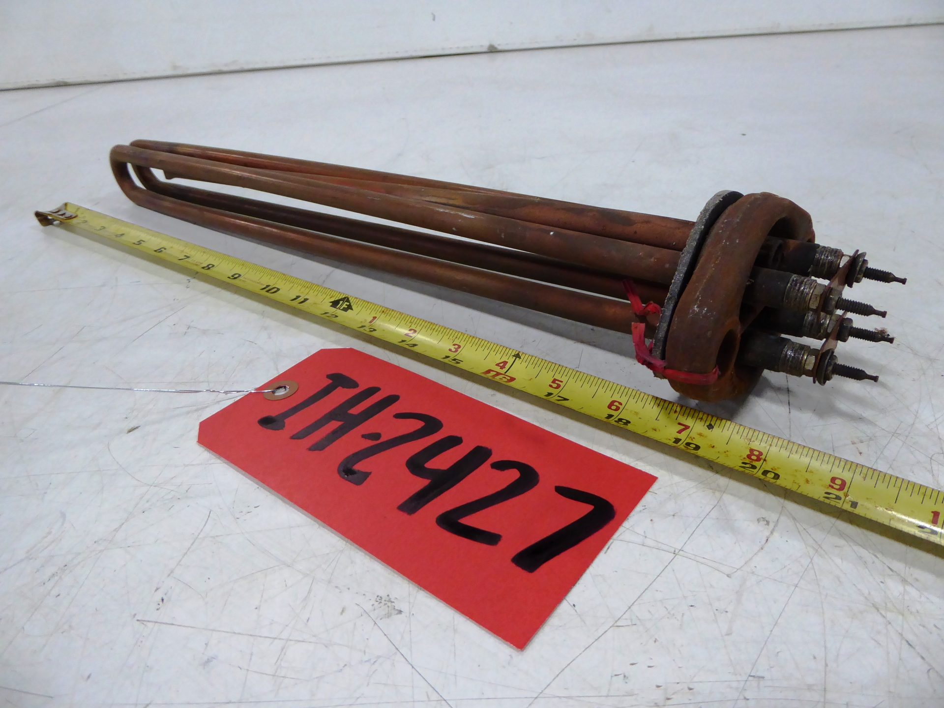 Used Immersion Heater - EL Wiegand Copper Immersion Heater-Immersion Heater