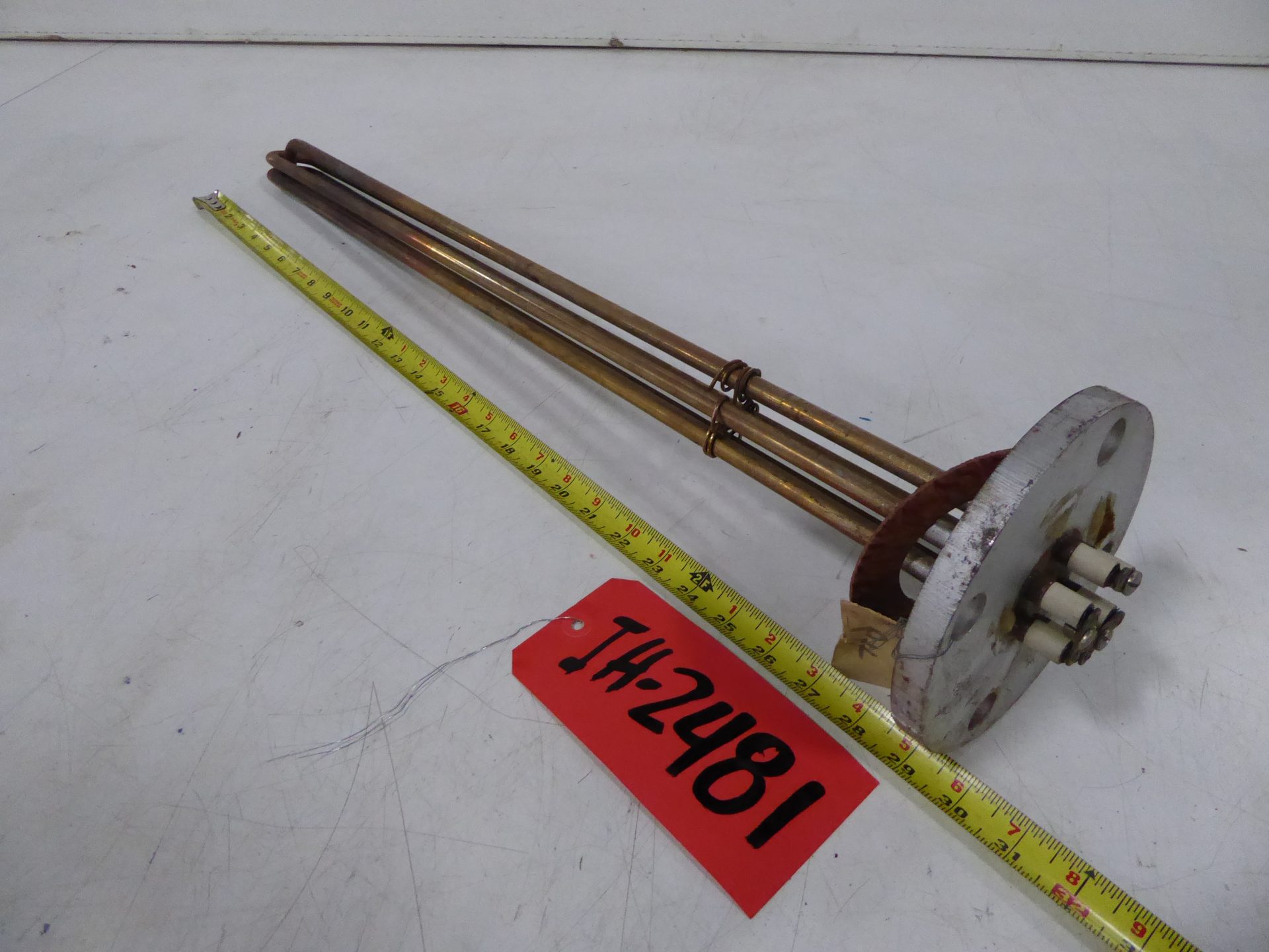 Used Immersion Heater - Watlow Copper Immersion Heater-Immersion Heater