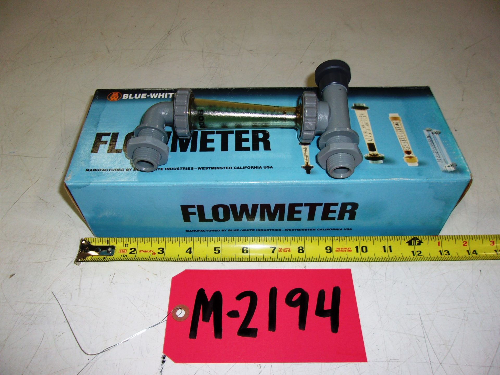 Used - Blue-White Industries Model F-44375LEA-8 Variable Flow Meter-Misc. Equipment