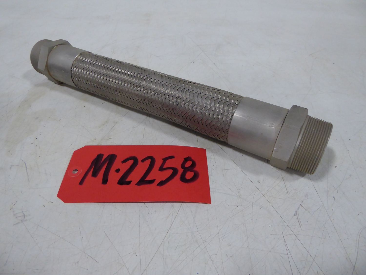 Used - 2" MPT Stainless Steel Flex Hose Coupling-Misc. Equipment