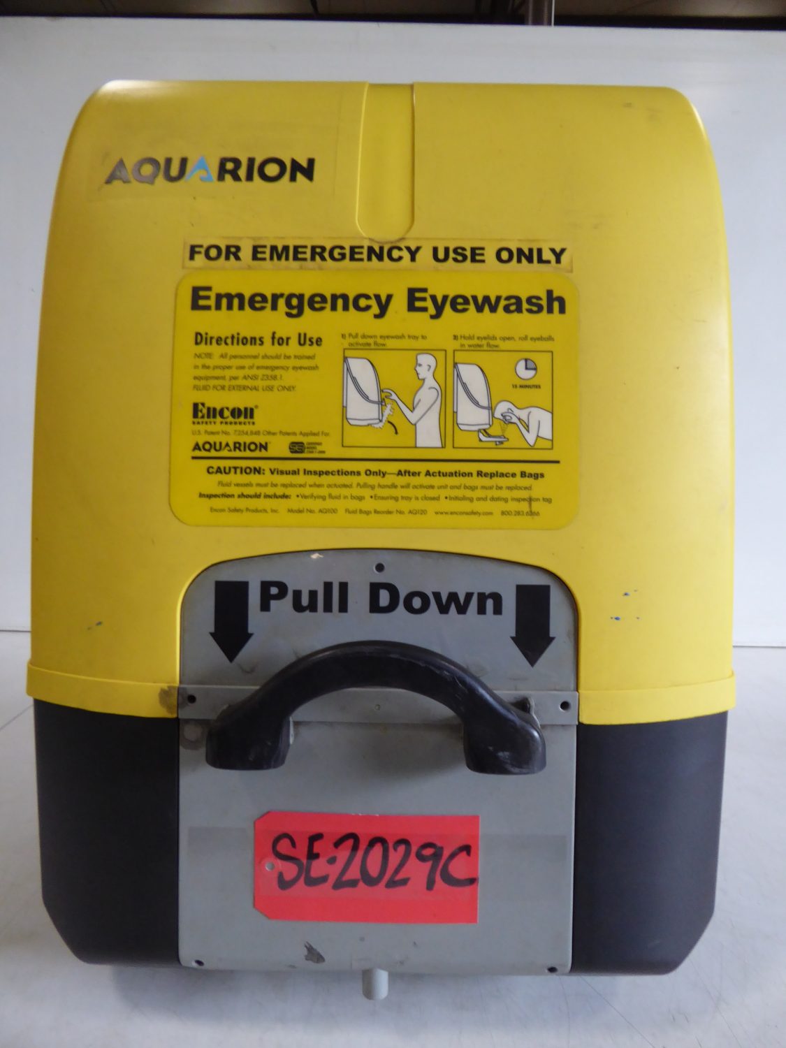 Used Safety Equipment - Aquarion Wall Mount Emergency Eyewash Station-Safety Equipment