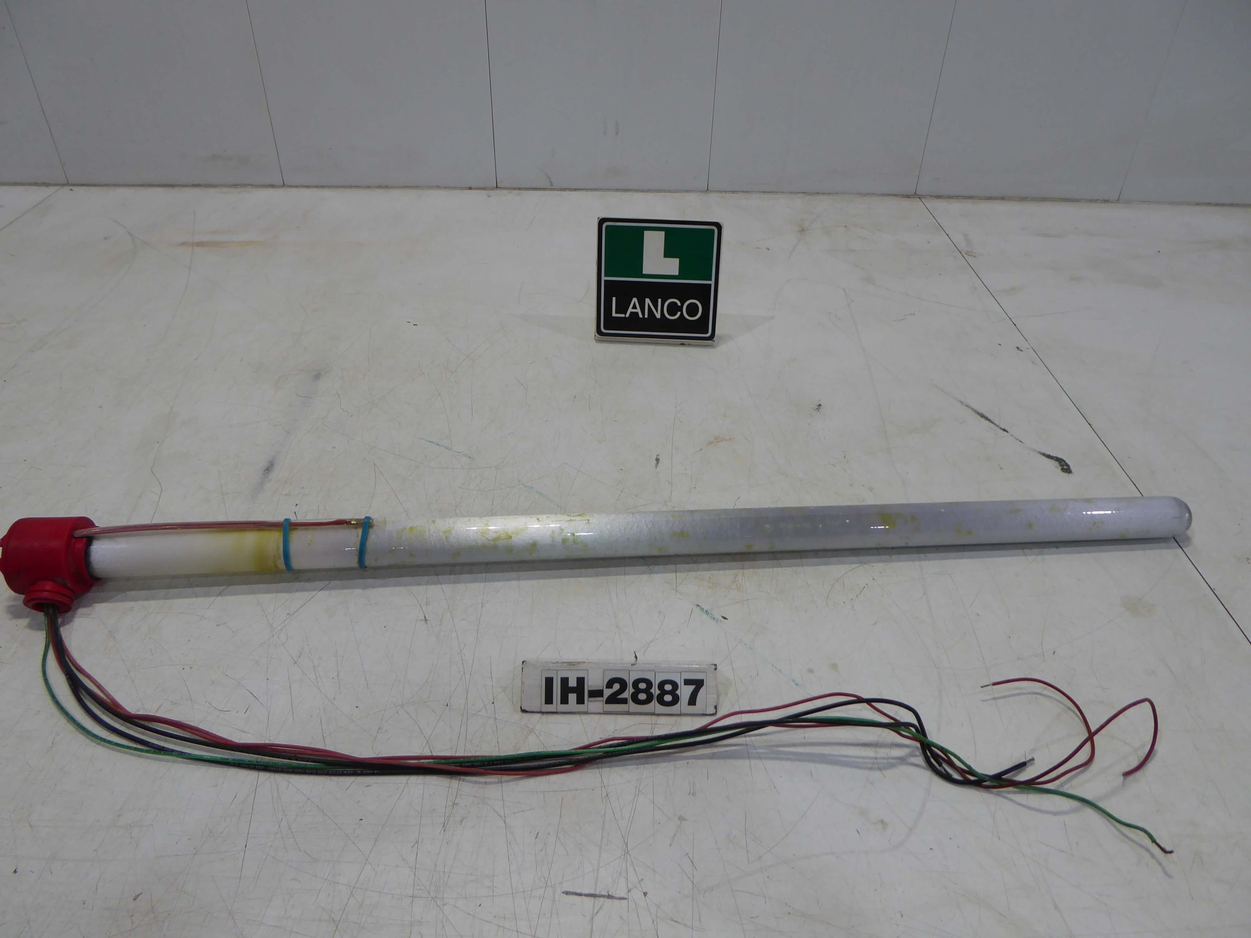 GloQuartz 43"L 3000 Watt Quartz Immersion Heater IH2887 Lanco Corporation Used Industrial