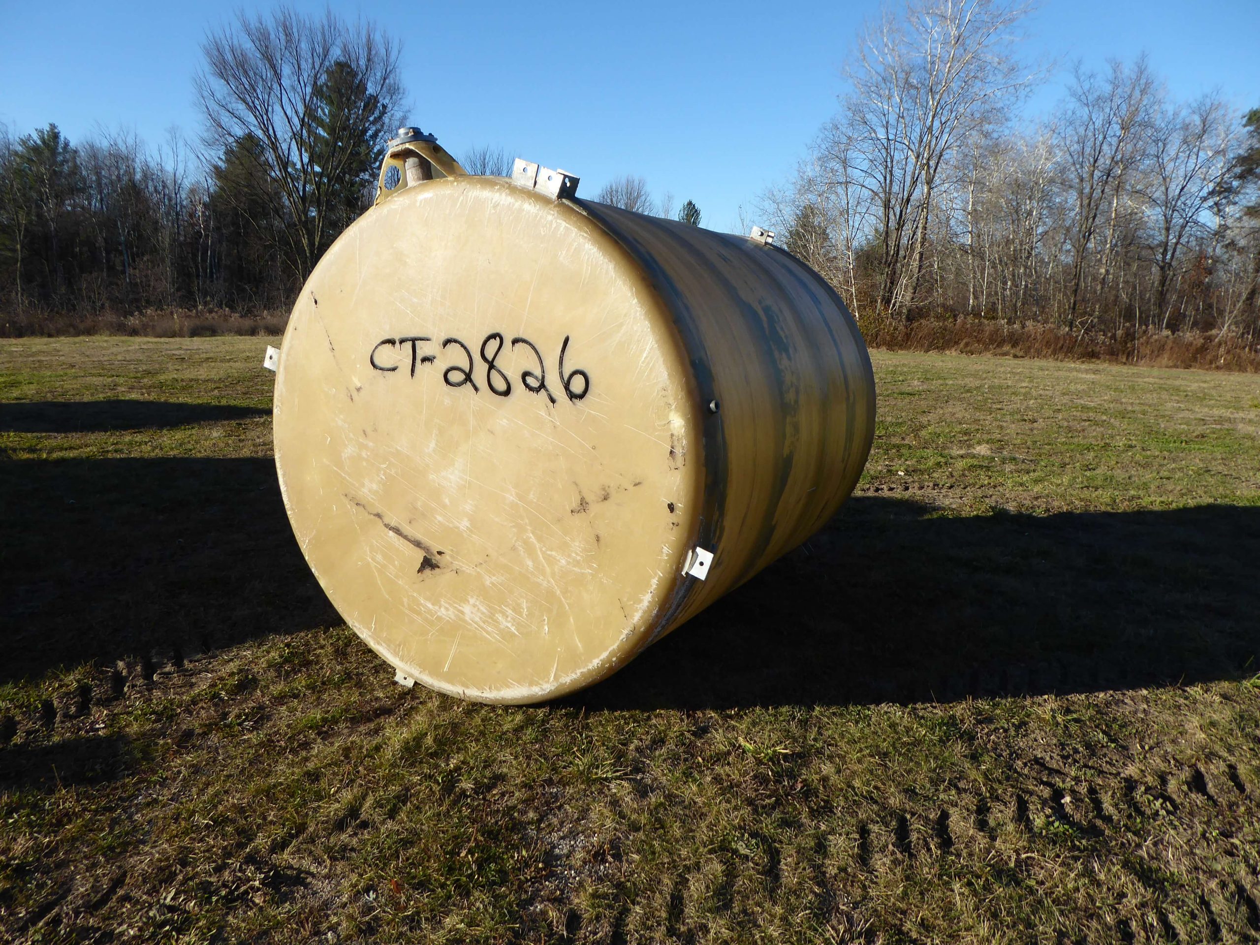 2500 Gallon Fiberglass Round Tank CT2826 | Ronatec