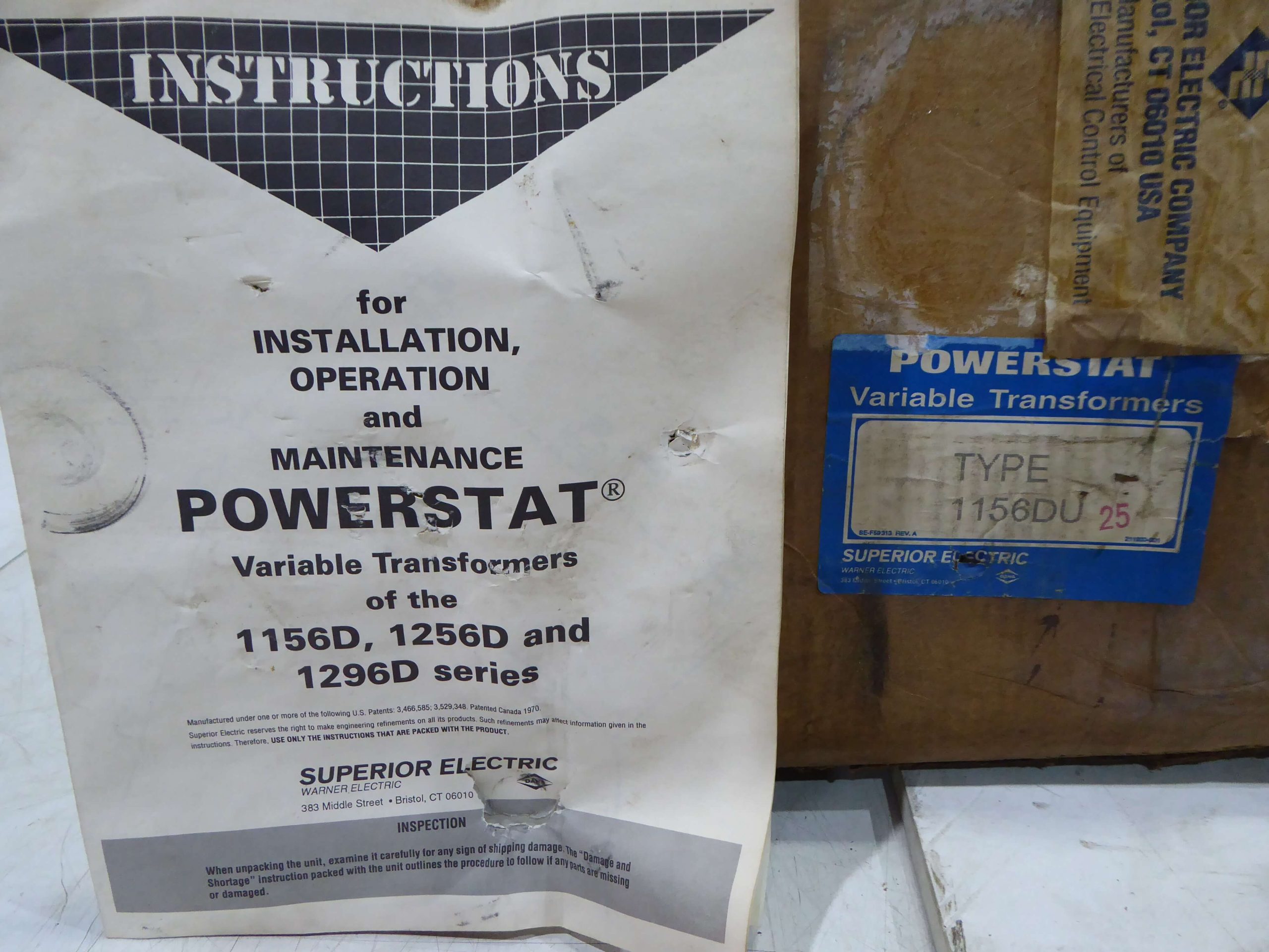 Superior Electric 120 Volt Variable Auto-Transformer EE2221