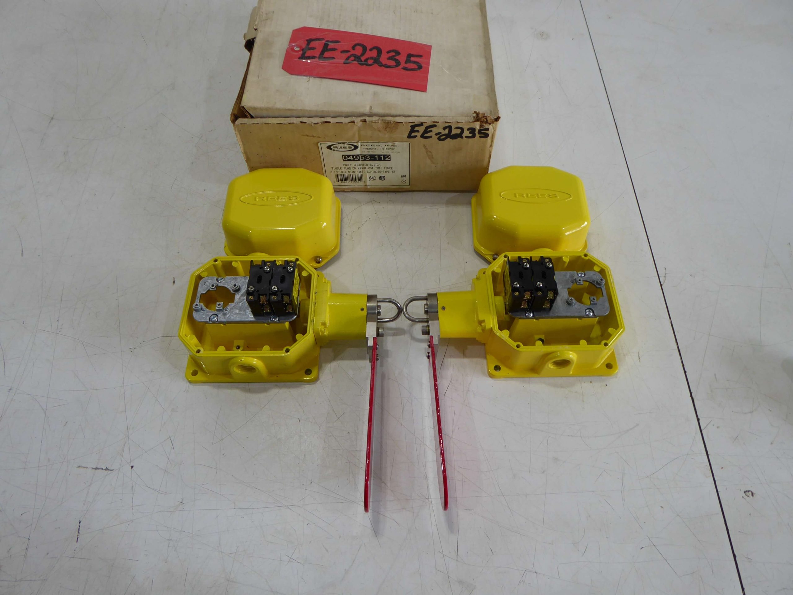Rees 2NO-2NC Cable Operated Switch EE2235 - Lanco Corporation | Used ...