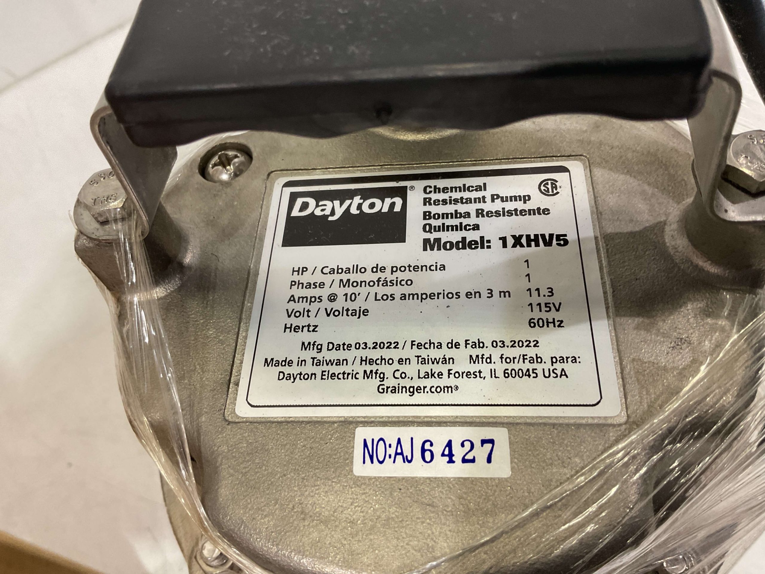 Dayton 1 HP 2