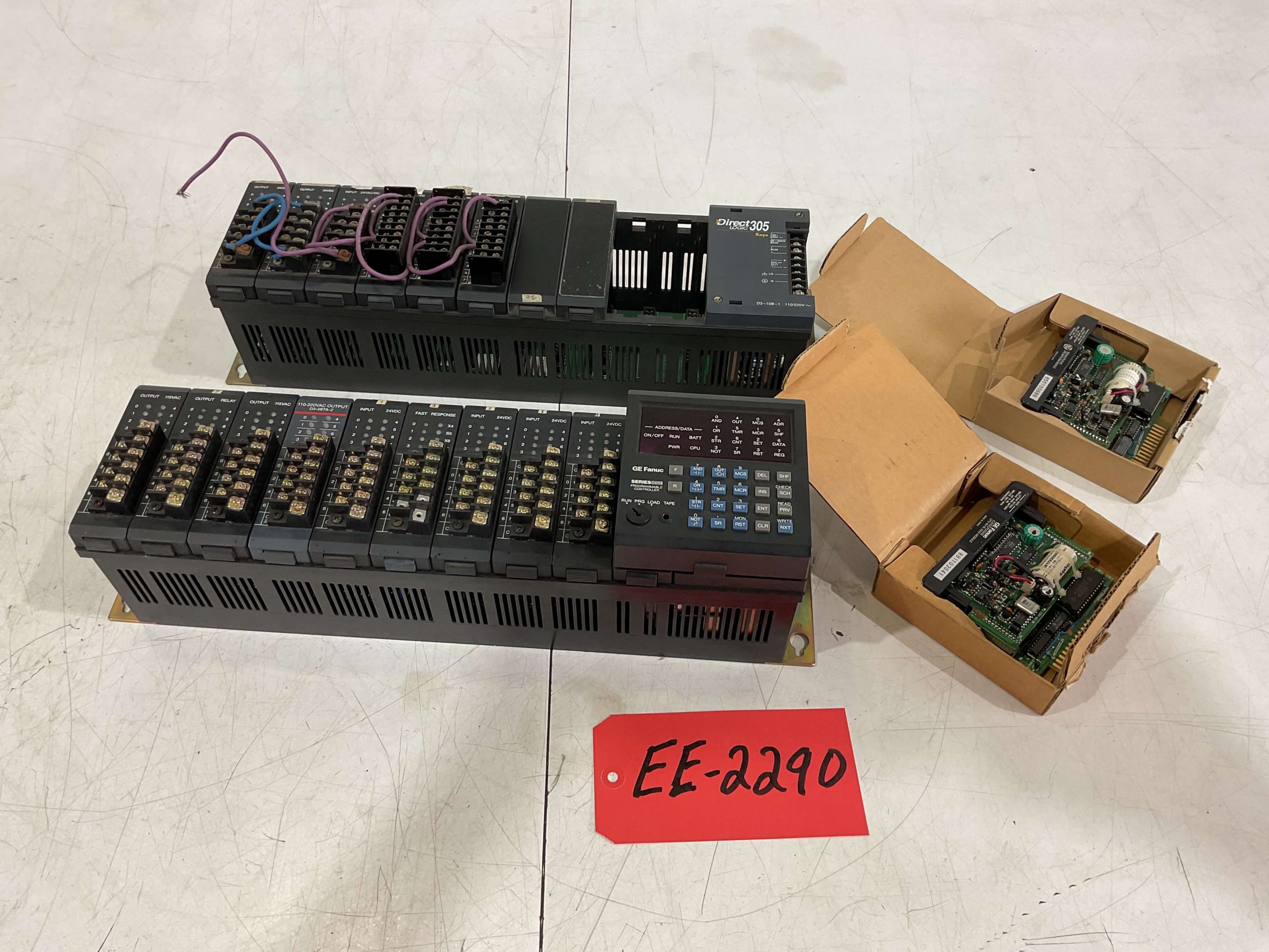 GE Fanuc Series One Programmable Controller Rack with Modules (1 lot ...