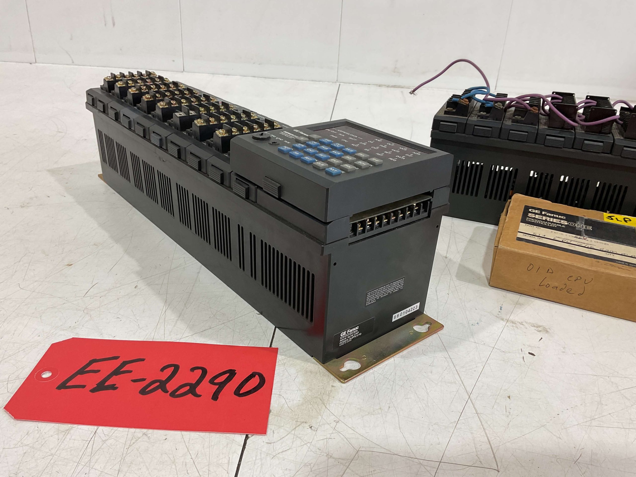 GE Fanuc Series One Programmable Controller Rack with Modules (1 lot ...