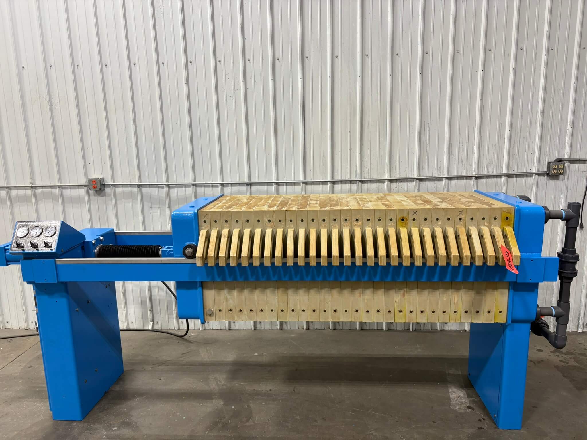 JWI 9 Cu' Air/Hydraulic Filter Press FP2633 - Lanco Corporation